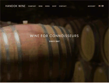 Tablet Screenshot of handokwine.com